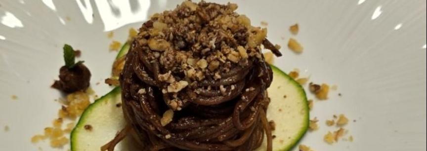 Fideos,chocolate,calabacin dulce,avena y lavanda