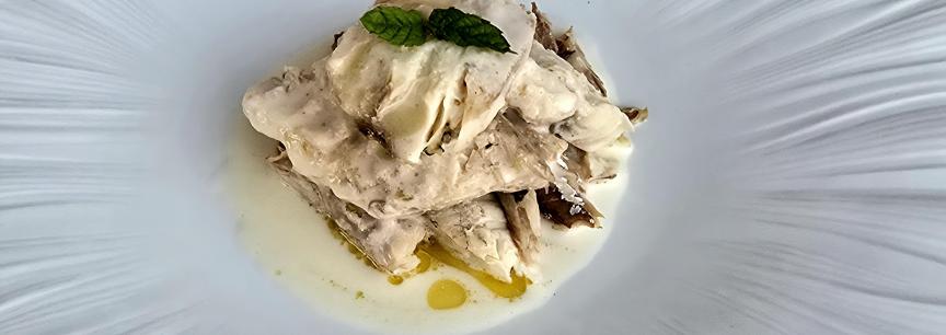Jurel,ajoblanco,pilpil y menta