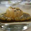 Langostino costrado,teriyaki,sesamo blanco.