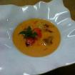 Gazpacho de sandia con toques acidulados