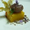 Naranja,marron glase y esencia de chocolate negro