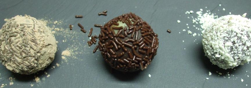 Trufas liquidas con paprica picante