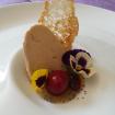 Micui,cereza,melocoton y tosta aromatizada