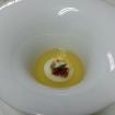 Consome,huevo y jamon