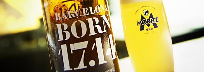 Cervezas Moritz 17.14 (BARCELONA).Frabricacion propia,matices en boca(Cardamomo,miel y gengibre).