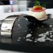 Rabano daikon,bacalao,mermelada de hinojo