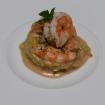 Coctel de gambas con menta