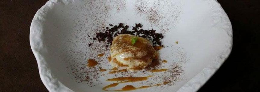 Espuma de arroz con vainilla y cacao