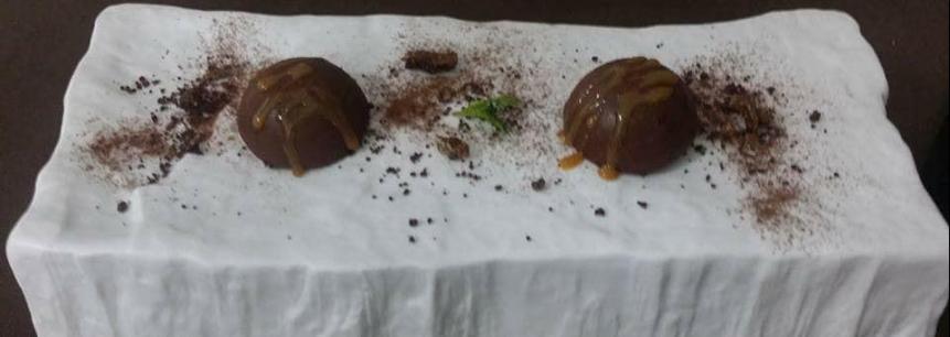 Semiesfera de tobledon de chocolate amargo