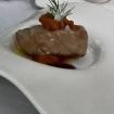 Ventresca de atun y tomate confitado y naranja