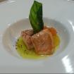 Salmon,lima,albahaca,caviar de lumpo