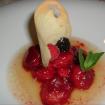 Estofado de platano y briznas de yuzu